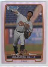 2012 Bowman Draft Chrome Draft Picks Refractor Branden Kline #BDPP37 14tz