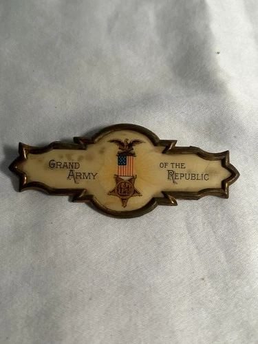 Grand Army of The Republic Pin Civil War GAR Ribbon Topper