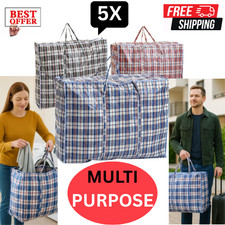 3 X JUMBO LAUNDRY BAGS EXTRA LARGE XL STRONG HEAVY DUTY SHOPPING STORAGE BAGS UK