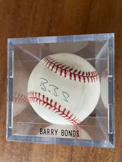 Barry Bonds San Francisco Giants Original Autographed Baseball MLB