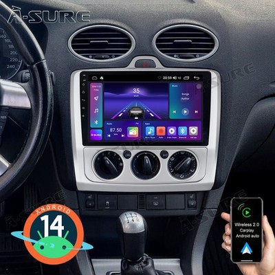 Für Ford Focus MK2 MK II 2004-2011 Android 15 Autoradio NAVI WIFI 2+64GB CarPlay