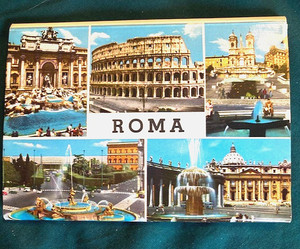 Vintage Postcards ~ Rome Italy ~ 1970 ~ Lot of 12