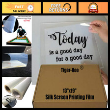 Waterproof Inkjet Transparency Film 13"x19" - 100 Sheets for Screen Printing