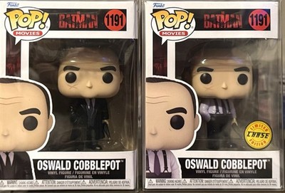 OSWALD COBBLEPOT 1191 Funko Pop Movies THE BATMAN - PENGUIN CHASE Set w/CASES