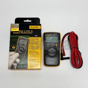 FLUKE 101 Compteur portable de poche numérique multimètre ACDC Testeur Volt véritable