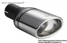 Ulter Sportauspuff Opel ZAFIRA B 05- 120x80mm oval eingerollt abgeschrägt_2