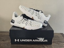 Under Armour UA TriBase Reign 5 Training Shoes Mens Size 8 White/Black 3026021