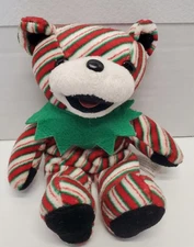 Vintage 1991 Grateful Dead Candy Man Bear Plush Beanie Baby 7" Liquid Blue