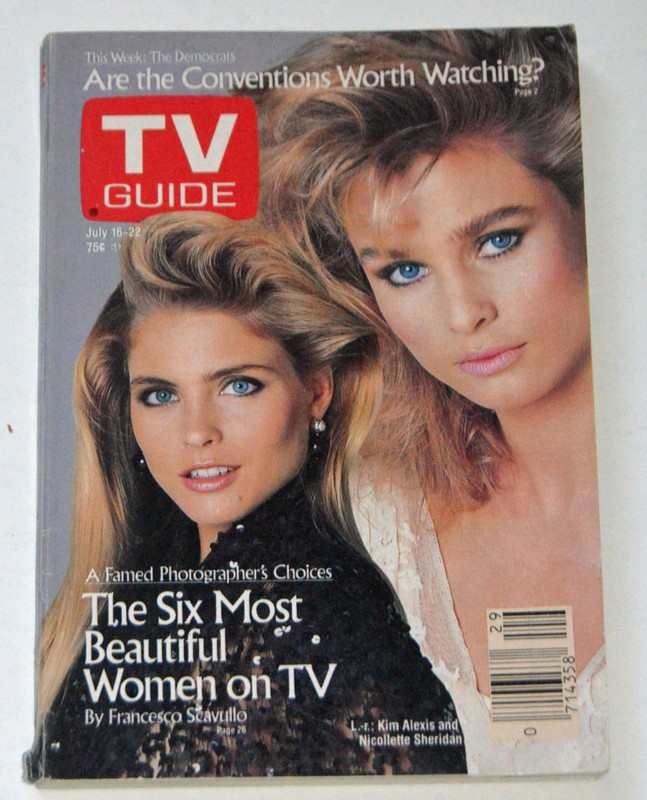 "SIX MOST BEAUTIFUL WOMEN ON TV" + KELSEY GRAMMER -  1988 IOWA  TV Guide NR MINT