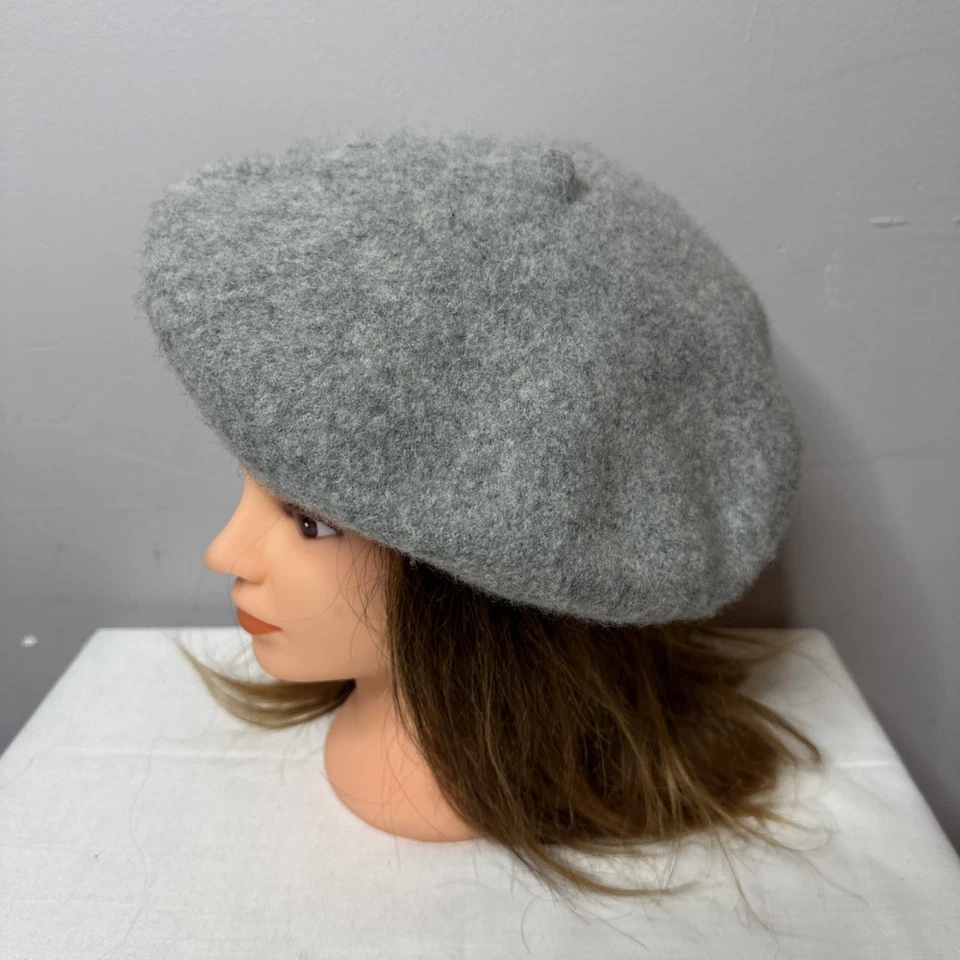 SOMBRERO BOINA H&M Mezcla Lana Cálido Usado en Excelente Condición Gris Elegante Acogedor Foto 2 de 4