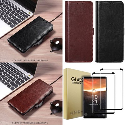 For Samsung Galaxy Note 9 Folio Flip Leather Pouch Case Cover / Screen Protector