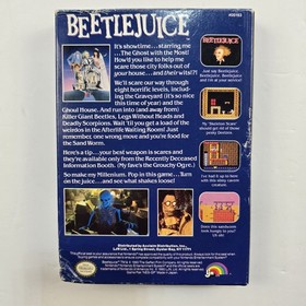 Beetlejuice Nintendo NES 1991 Game  LJN Tim Burton Vintage Us
