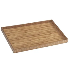 Cal-Mil Rectangular Bamboo Tray - 12"L x 20"W x 2"H