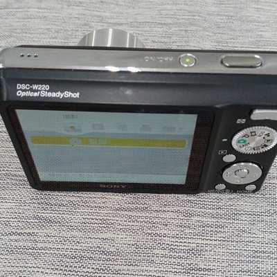 SONY DSC-W220 Compact Digital Camera With Accessories, Good