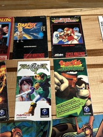 Huge Nintendo/Sega Manual Lot (GBA, DS, 64, GameCube, NES, SNES, SEGA Saturn
