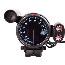 3.5Inch Diameter Car Tachometer RPM Gauge 0-11000 RPM With 7 Colors Backlight✈
