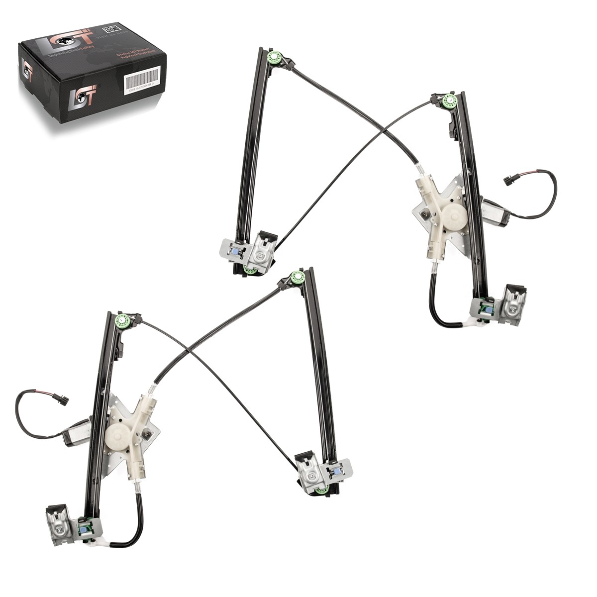 2x Electric Window Lifter Front Left Right with Motor for Seat Ibiza II 2 6K