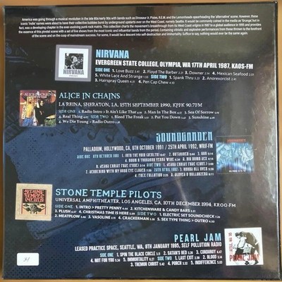 シリアルナンバー入り限定盤 LIVE GRUNGE 5LP BOX SET Nirvana Alice in Chains Pearl Jam Soundgarden 5LP Box Set Live