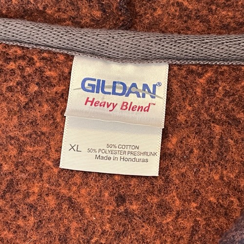 Whalebone OBX Full Zip Hoodie Jacket XL Mens Rust/Black Sweatshirt Skull Logo - Picture 7 of 11