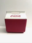 Vintage Enjoy Coca-Cola Red & White Cooler with Handle Soda Advertising EUC!