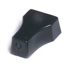 Grote 849136 Terminal Protector, 1 & 2 Ga, Black, Pk 5