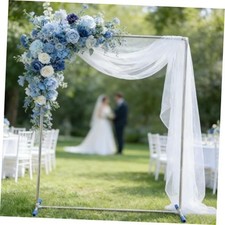 Wedding Arch Backdrop Stand, Heavy Duty 7x6 FT Balloon Arch Stand 7FT x 6FT