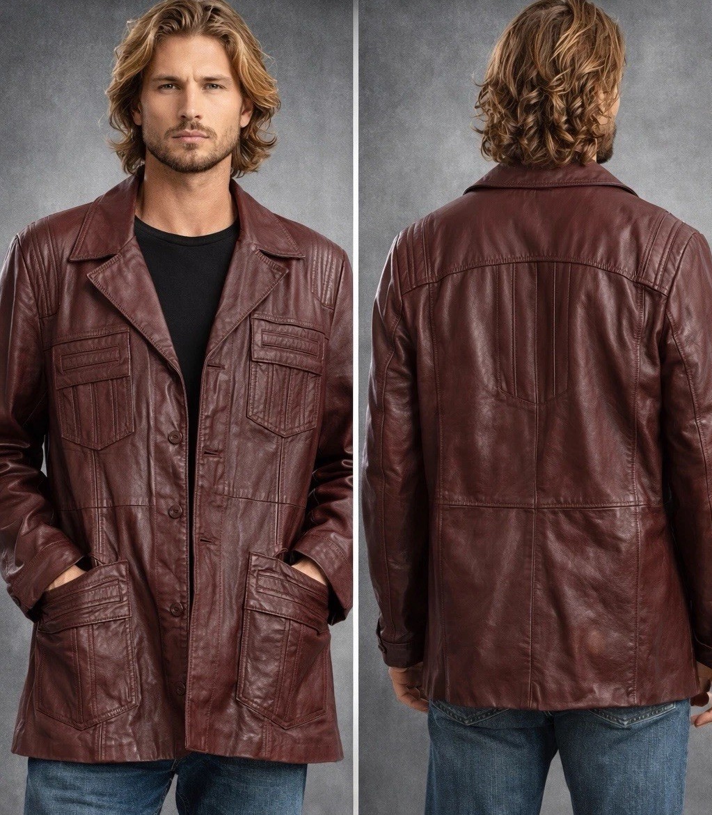 Wilson’s Leather Vintage Stylish 70’s Blazer For Men Excellent Condition Size 42 image 5