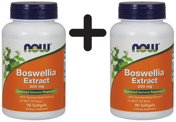 2 X Now Foods Boswellia Extract, 500Mg - 90 Softgels (439,90 Eur/Kg)-image