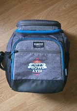 Igloo MAXCOLD  18-can Insulated Backpack Cooler, Gray With AP Puppy Bowl Logo