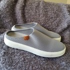 Dearfoams Daily Comfort gray mesh padded mules 9M — photo 1