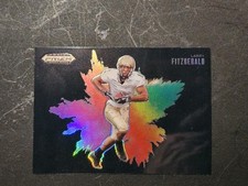 2025 Prizm Draft Picks Larry Fitzgerald #34 Black Color Blast SSP Case Hit