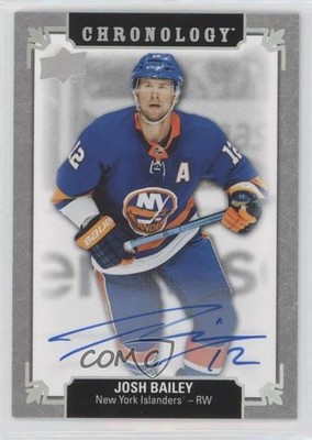 2019-20 Upper Deck Chronology Franchise History Josh Bailey #FH-NYI-BA Auto fm0