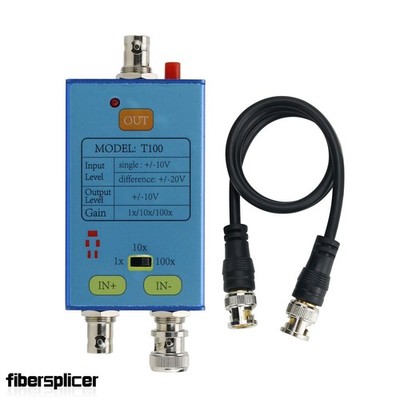 T100 Differential Probe 1X/10X/100X Oscilloscope Probe 10M Bandwidth -new