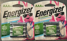 ENERGIZER AAA Rechargeable Power Plus NiMH Batteries 8 Count Brand New Sealed