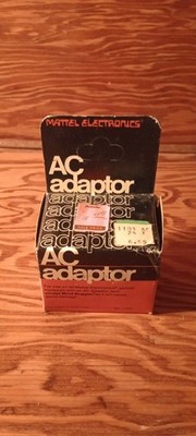 Vintage ORIGINAL 1979 Mattel Electronics AC Adaptor No 1103 Boxed RARE Retro VG