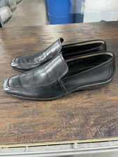 Prada black leather loafers slip-on Size 6 1/2