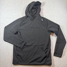UNRL Men s L Black Hoodie Game one Athletic Fleece Lined School Sports Preppy