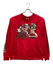 HARLEY-DAVIDSON     LOONEY TUNES       Collaborative print T-shirt Red