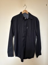 Eisenegger Black button down shirt in a size Large.