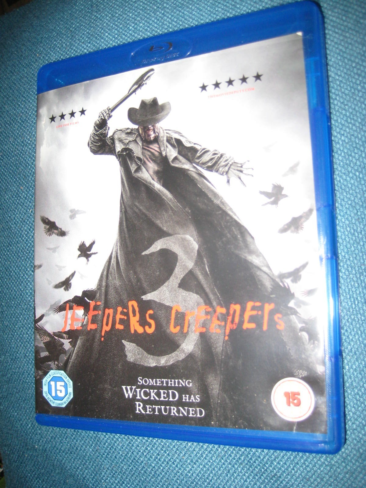 JEEPERS CREEPERS 3 BLU RAY HORROR MINT DISC FREE P&P