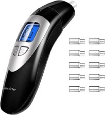 Keto Breath Analyzer, Ketone Breathalyzer Meter for Ketosis Test with 10 Mouthpi