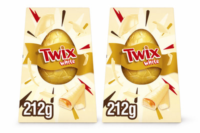 Twix White Extra Large Easter Eggs 212g x 2 Limited Edition Bundle