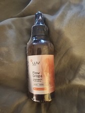 2.11 Oz 60 ml. LUV Health Flow Drops Adaptogenic Mushrooms Peach Watermelon Seal