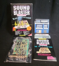 Creative Labs Sound Blaster CT1350B Sound Card VINTAGE in Box w/ ALL Accessories