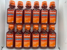 Vicks DayQuil Cold & Flu Relief Liquid 12 x 8z, EXP. 2/2026, FREE SHIPPING!!