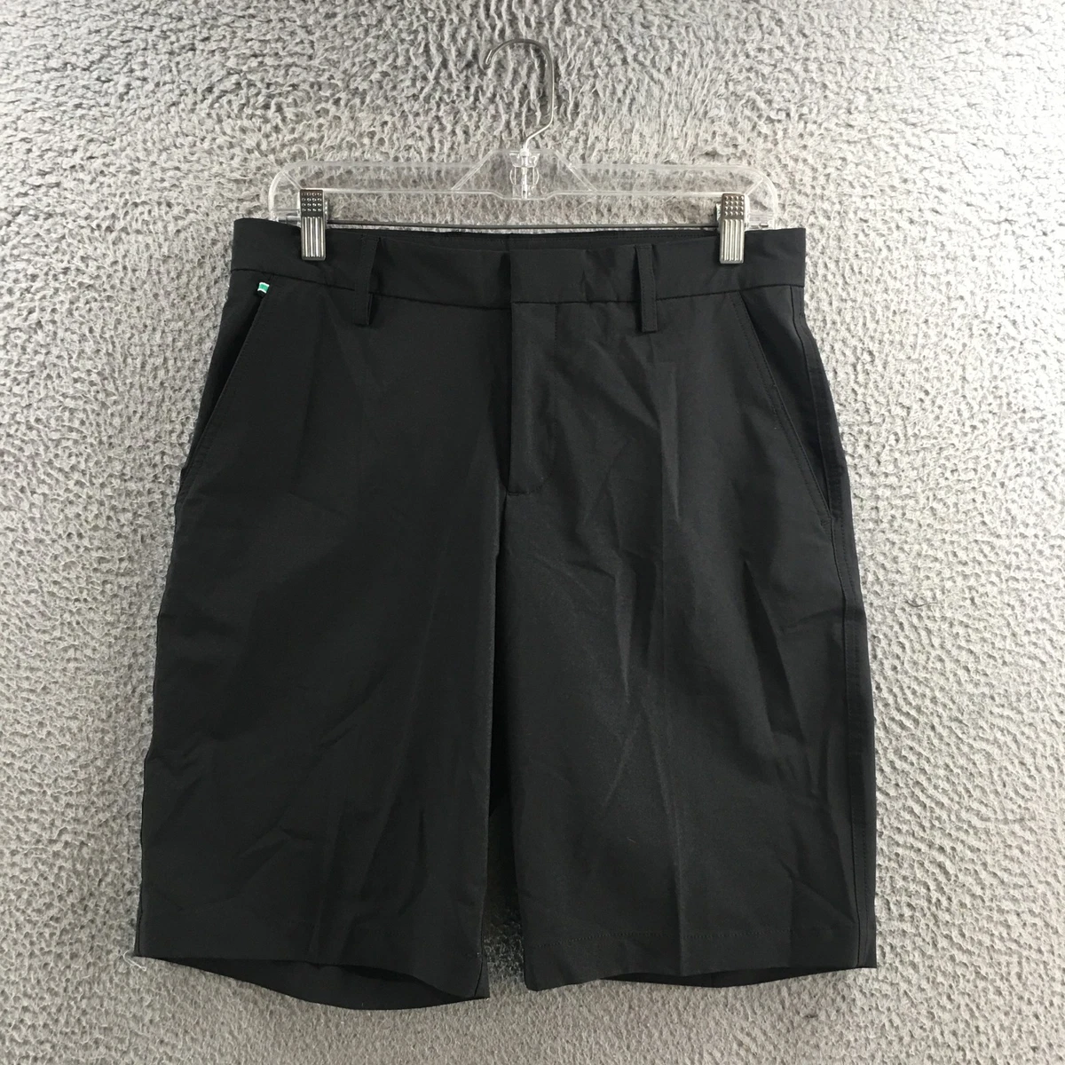 Short De Golf Homme J.Lindeberg Vent Tight – Bleu Marine / Gris Pierre – Coupe Athlétique