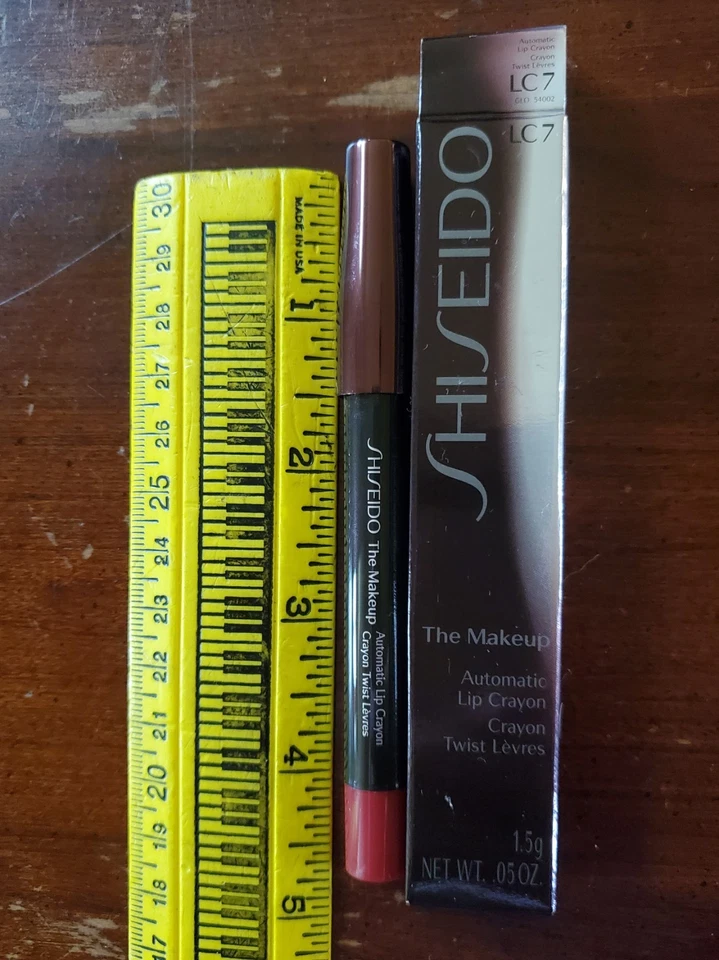 Lápiz Labial Shiseido 'LC 7' NUEVO EN CAJA Coral Rojo Rosa Tamaño Completo Foto 2 de 4