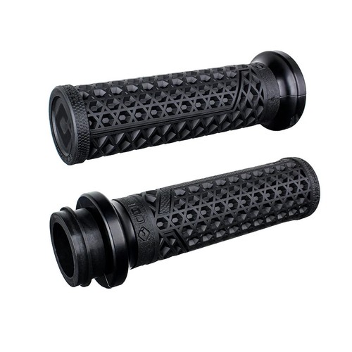 ODI Vans Black Lock On Harley TBW Grips - M8 Softail & Touring FXLRS FXBB FXLRST
