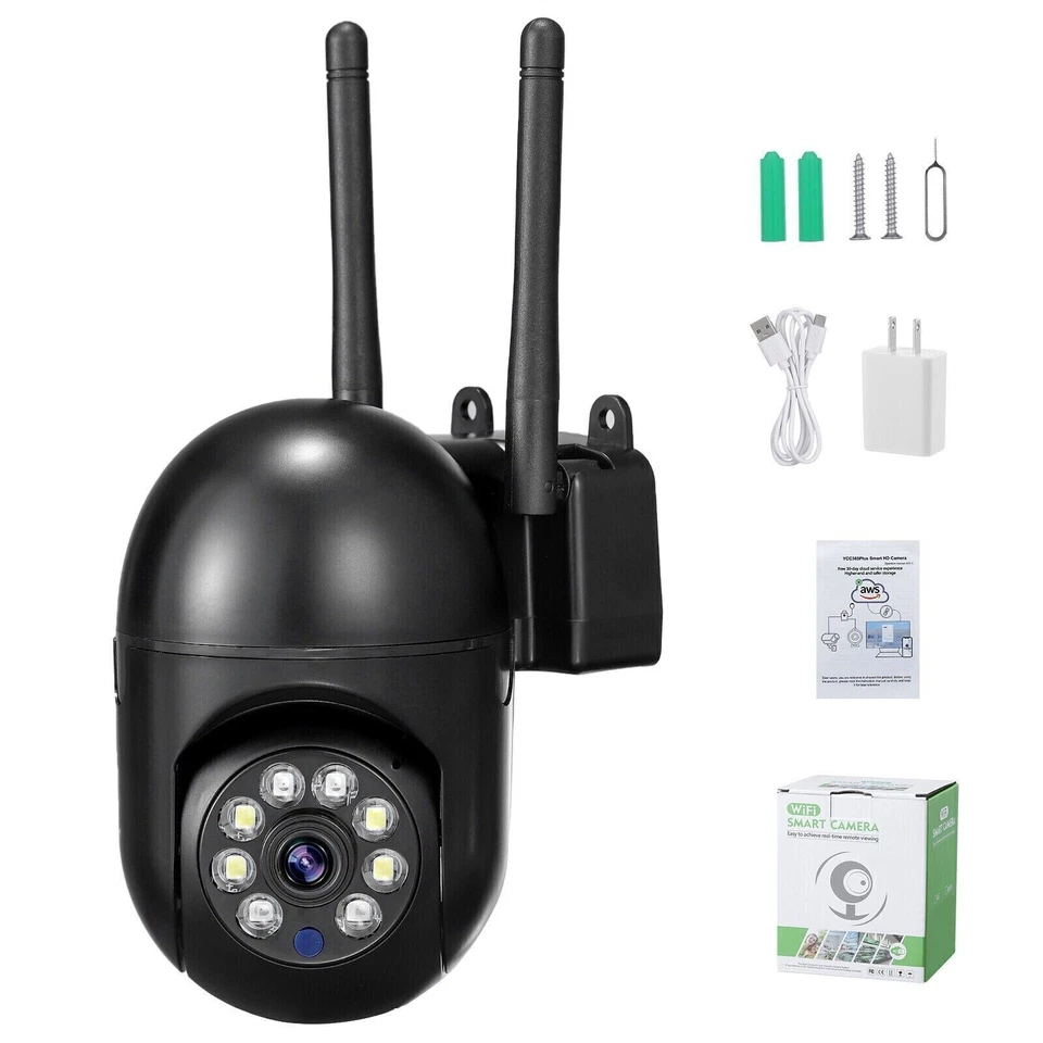 Wireless Security Camera System Outdoor Home 5GHZ Wifi Night Vision Cam 1080P HD - Image 2 of 4