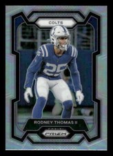 2023 Panini Prizm #130 Rodney Thomas II Silver Indianapolis Colts